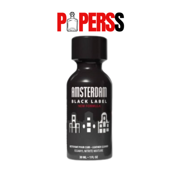 Poppers Amsterdam Black Label 30 Ml - poperss.com