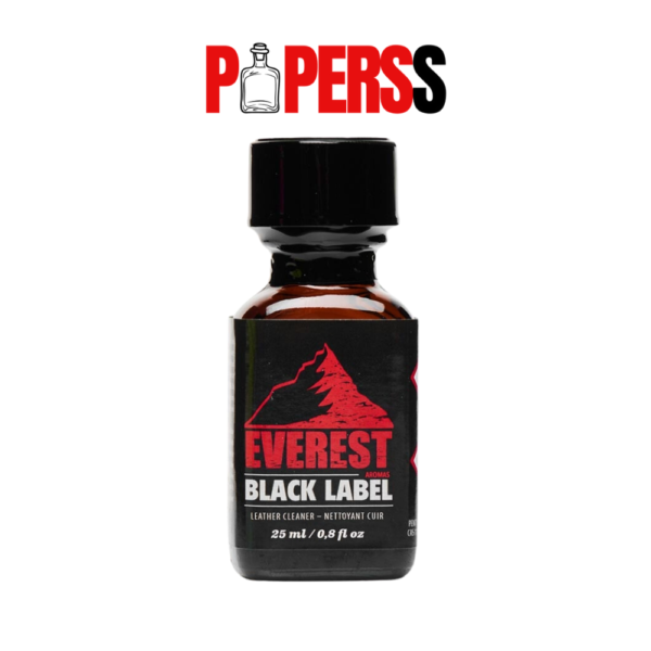 Poppers Everest Black Label 25 Ml - poperss.com