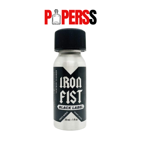 Poppers Iron Fist Black Label 30 Ml - poperss.com